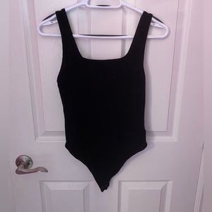NWOT American Eagle Black Square-neck Tank Bodysuit